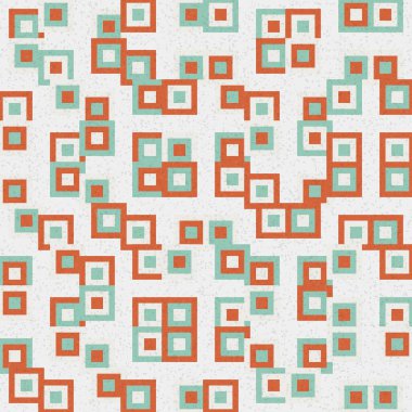 Soyut Geometrik Desen, hesaplama sanatı çizimi