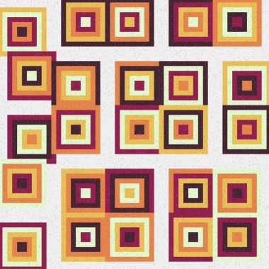 Soyut Geometrik Desen Üretken hesaplama sanatı, vektör illüstrasyonu