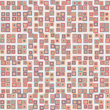 Soyut Geometrik Desen Üretken hesaplama sanatı, vektör illüstrasyonu