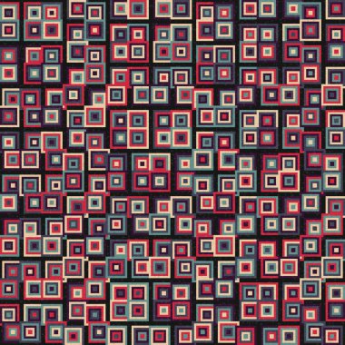 Soyut Geometrik Desen Üretken hesaplama sanatı, vektör illüstrasyonu