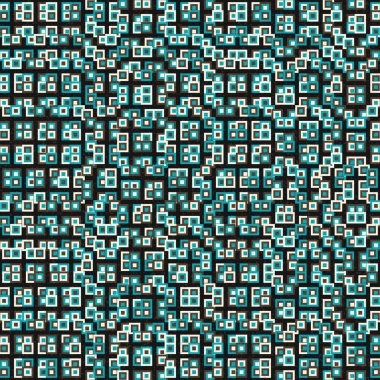 Soyut Geometrik Desen, hesaplama sanatı çizimi