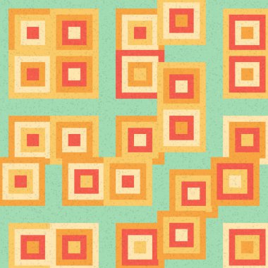 Soyut Geometrik Desen Üretken hesaplama sanatı, vektör illüstrasyonu