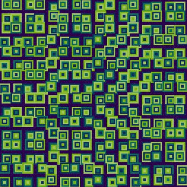 Soyut Geometrik Desen, hesaplama sanatı çizimi