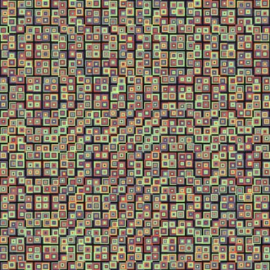 Soyut Geometrik Desen Üretken hesaplama sanatı, vektör illüstrasyonu