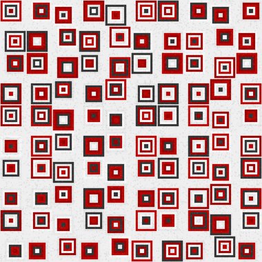 Soyut Geometrik Desen Üretken hesaplama sanatı, vektör illüstrasyonu