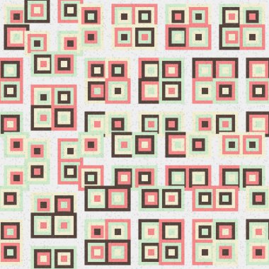 Soyut Geometrik Desen Üretken hesaplama sanatı, vektör illüstrasyonu