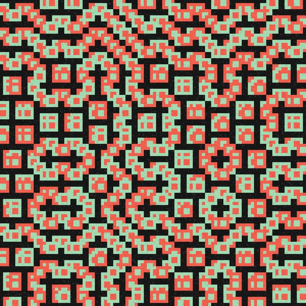 Abstrakt Geometriskt Mönster Digital Tapet — Stock vektor