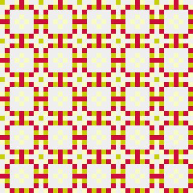 Soyut çapraz desenli üretken hesaplama sanatı çizimi