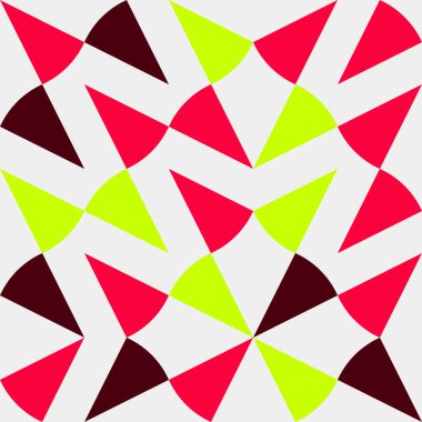 Soyut Geometrik Desen Üretken hesaplama sanatı, vektör illüstrasyonu