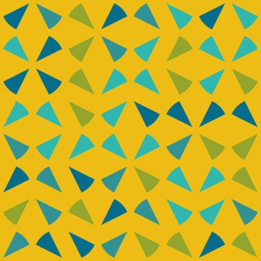 Soyut Geometrik Desen Üretken hesaplama sanatı, vektör illüstrasyonu