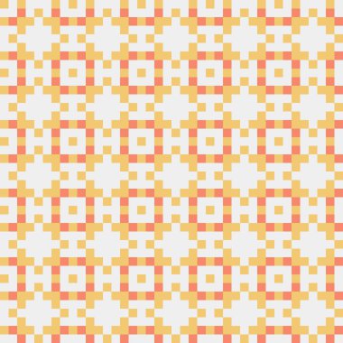 Soyut çapraz desenli üretken hesaplama sanatı çizimi