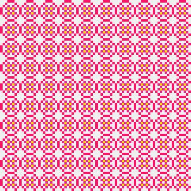 Soyut çapraz desenli üretken hesaplama sanatı çizimi