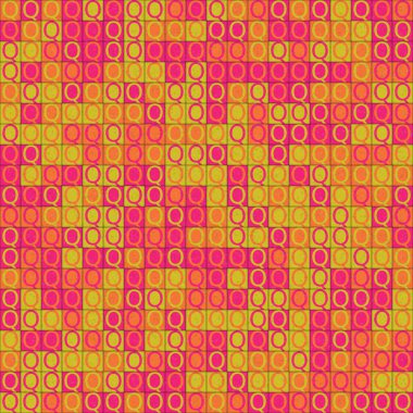 Soyut Geometrik Desen Üretken hesaplama sanatı, vektör illüstrasyonu