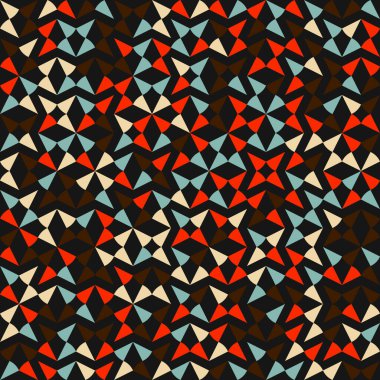 Soyut Geometrik Desen Üretken hesaplama sanatı, vektör illüstrasyonu