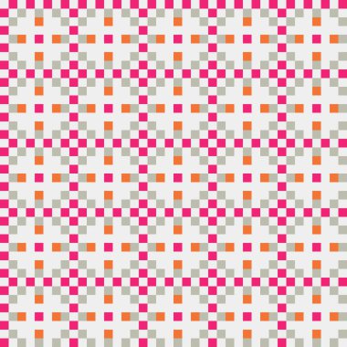 Soyut çapraz desenli üretken hesaplama sanatı çizimi