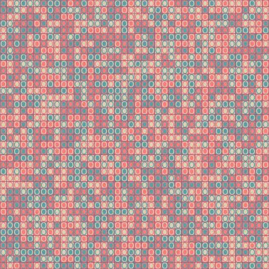 Soyut Geometrik Desen Üretken hesaplama sanatı, vektör illüstrasyonu