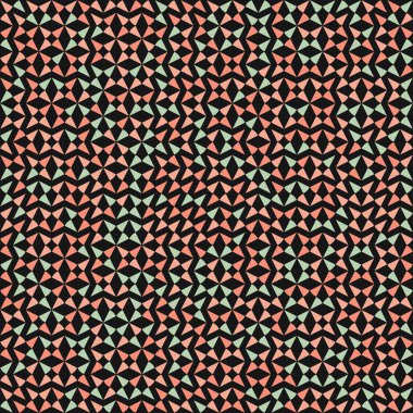 Soyut Geometrik Desen Üretken hesaplama sanatı, vektör illüstrasyonu