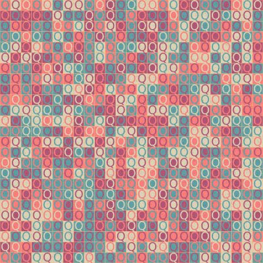 Soyut Geometrik Desen Üretken hesaplama sanatı, vektör illüstrasyonu