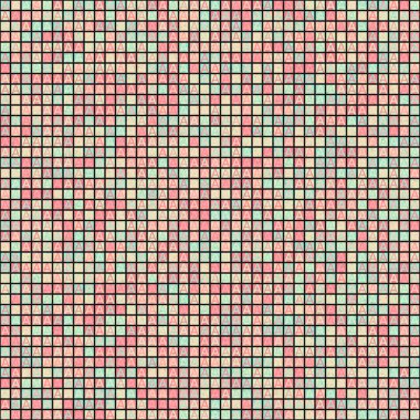 Soyut Geometrik Desen Üretken hesaplama sanatı, vektör illüstrasyonu