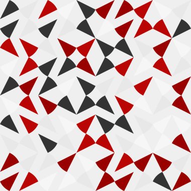 Soyut Geometrik Desen Üretken hesaplama sanatı, vektör illüstrasyonu