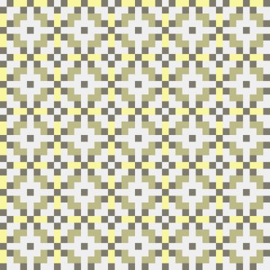 Soyut çapraz desenli üretken hesaplama sanatı çizimi