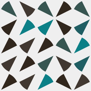 Soyut Geometrik Desen Üretken hesaplama sanatı, vektör illüstrasyonu