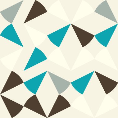 Soyut Geometrik Desen Üretken hesaplama sanatı, vektör illüstrasyonu