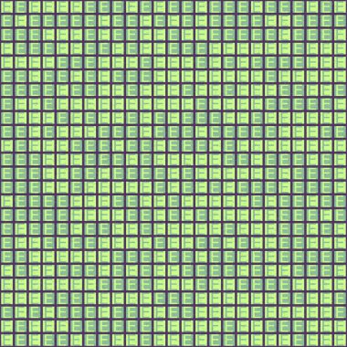 Soyut Geometrik Desen Üretken hesaplama sanatı, vektör illüstrasyonu