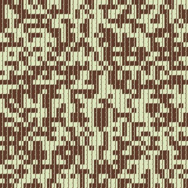 Soyut Geometrik Desen Üretken hesaplama sanatı, vektör illüstrasyonu