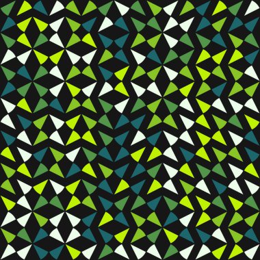 Soyut Geometrik Desen Üretken hesaplama sanatı, vektör illüstrasyonu