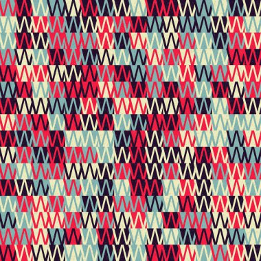 Soyut Geometrik Desen Üretken hesaplama sanatı, vektör illüstrasyonu