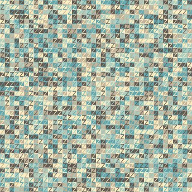 Soyut Geometrik Desen, üretken hesaplama sanatı, vektör illüstrasyonu