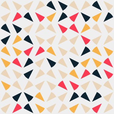 Soyut Geometrik Desen Üretken hesaplama sanatı, vektör illüstrasyonu