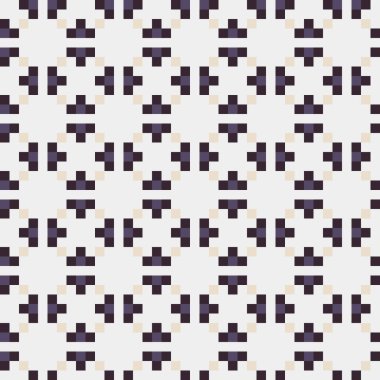 Soyut çapraz desen, üretken hesaplama sanatı, vektör illüstrasyonu 