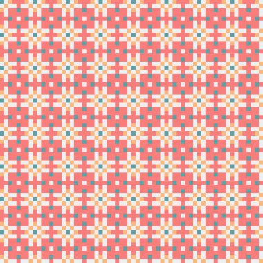 Soyut çapraz desenli üretken hesaplama sanatı çizimi