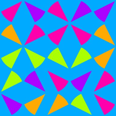 soyut geometrik desen, hesaplama sanatı illüstrasyonu