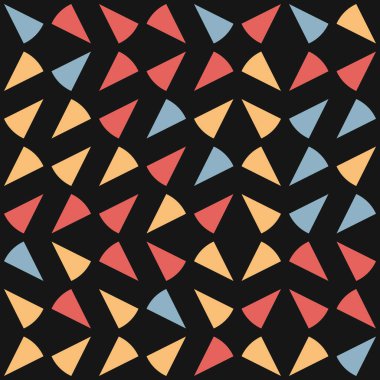 Soyut Geometrik Desen Üretken hesaplama sanatı, vektör illüstrasyonu