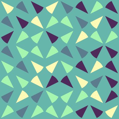 Soyut Geometrik Desen Üretken hesaplama sanatı, vektör illüstrasyonu
