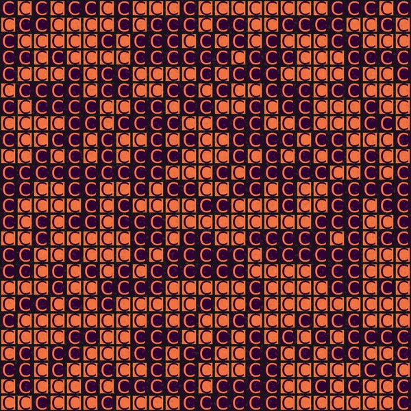 Abstract Geometric Pattern Generative Computational Art Vector Illustration — Vetor de Stock