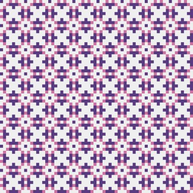 Soyut çapraz desenli üretken hesaplama sanatı çizimi