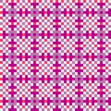 Soyut çapraz desenli üretken hesaplama sanatı çizimi