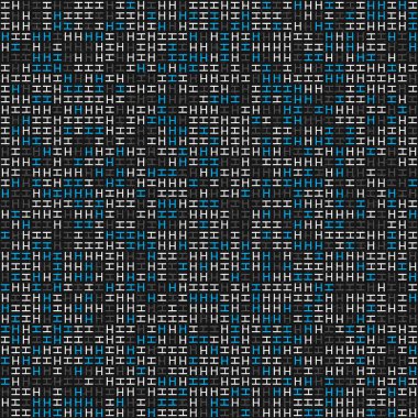 Soyut Geometrik Desen, üretken hesaplama sanatı, vektör illüstrasyonu