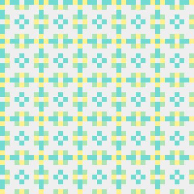 Soyut çapraz desenli üretken hesaplama sanatı çizimi