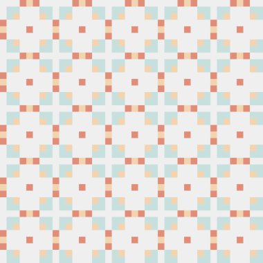 Soyut çapraz desenli üretken hesaplama sanatı çizimi