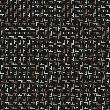 Soyut Geometrik Desen, üretken hesaplama sanatı, vektör illüstrasyonu