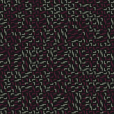 Soyut Geometrik Desen, üretken hesaplama sanatı, vektör illüstrasyonu