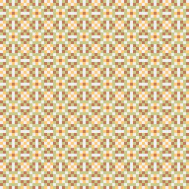 Soyut çapraz desenli üretken hesaplama sanatı çizimi