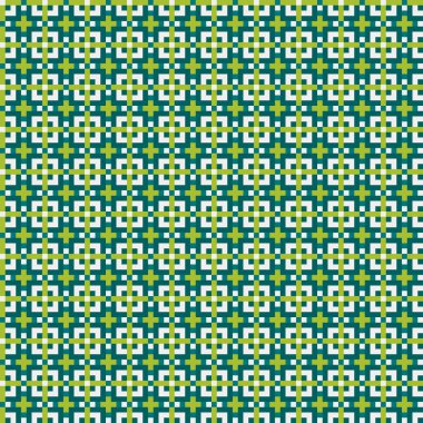 Soyut çapraz desenli üretken hesaplama sanatı çizimi