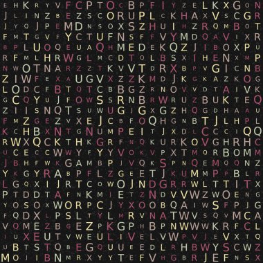 Soyut Geometrik Desen, üretken hesaplama sanatı, vektör illüstrasyonu