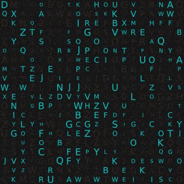 Soyut Geometrik Desen, üretken hesaplama sanatı, vektör illüstrasyonu